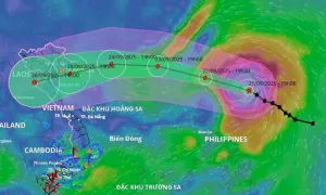 Ragasa mạnh lên thành siêu bão Ragasa mạnh lên thành siêu bão